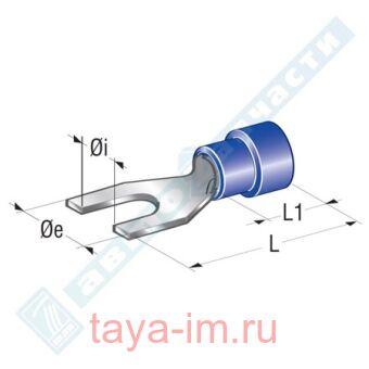 Клемма U-образная D4 синяя MTA