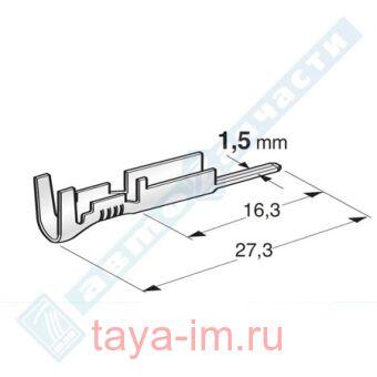 Клемма папа "игла" 1,5мм MTA