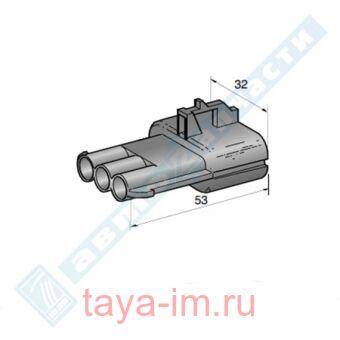 Колодка пластиковая Чёрная